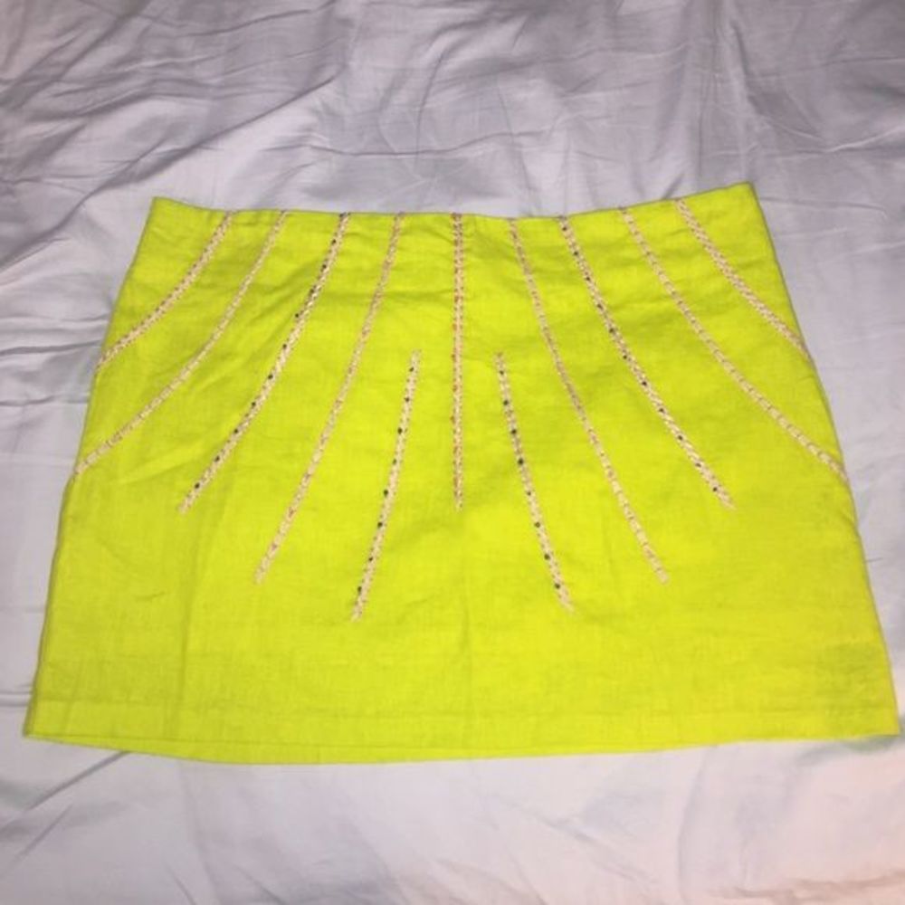 Rampage Lime-green Mini Skirt